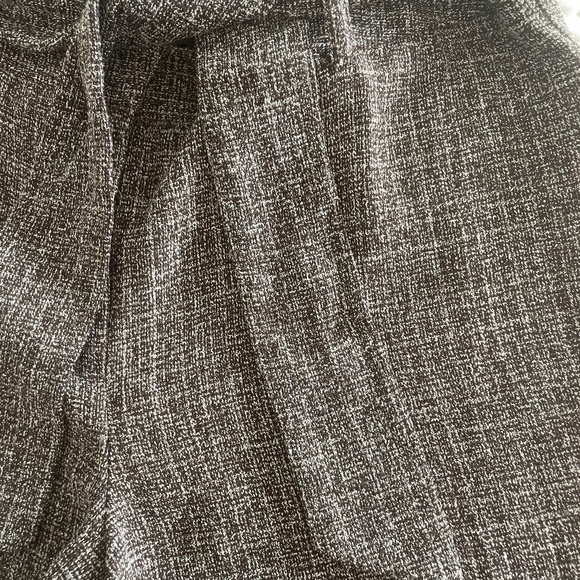 Wide-leg pants with waist tie - Picture 6 of 11